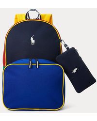 Polo Ralph Lauren - Ralph Lauren Boy's Color-Blocked Backpack & Lunch Tote Set - Lyst