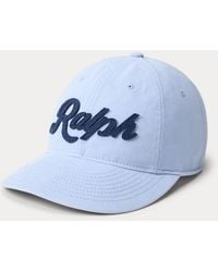 Polo Ralph Lauren - The Ralph Lauren Logo Twill Ball Cap - Lyst