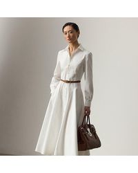Ralph Lauren - Safford Gewassen Katoenen Jurk - Lyst