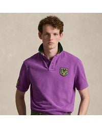 Polo Ralph Lauren - Classic Fit Mesh Graphic Polo Shirt - Lyst
