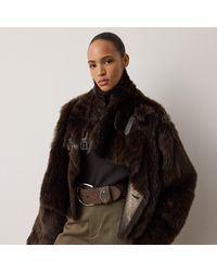Ralph Lauren - Norman Reversible Lamb Shearling Coat - Lyst