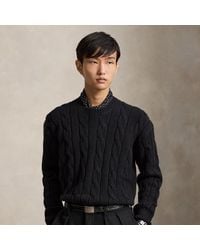 Polo Ralph Lauren - Relaxed Fit Cable Wool-Blend Jumper - Lyst
