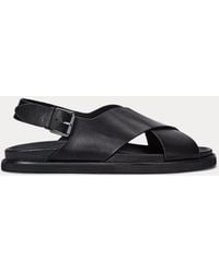 Ralph Lauren - Zane Leather Sandal - Lyst