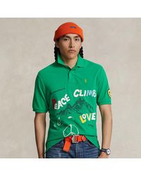 Ralph Lauren - Classic Fit Peace Climb Love Polo Shirt - Lyst