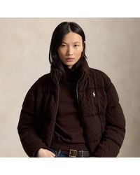 Polo Ralph Lauren - Cable Wool-Cashmere Puffer Jacket - Lyst