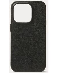 Polo Ralph Lauren - Leather Magsafe Iphone 15 Pro Case - Lyst