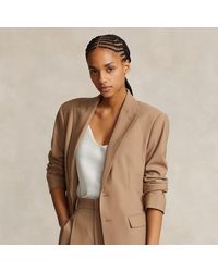 Ralph Lauren - Single-Breasted Stretch Wool Blazer - Lyst