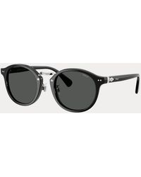 Polo Ralph Lauren - Heritage Pen-Hinge Round Sunglasses - Lyst