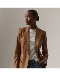 Ralph Lauren - Chaqueta Camden De Piel De Cordero - Lyst