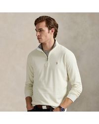 Polo Ralph Lauren - Luxury Jersey Quarter-zip Pullover - Lyst