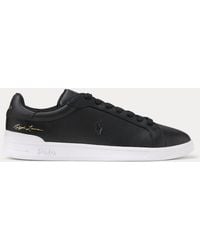 Polo Ralph Lauren - Heritage Court Ii Leather Trainer - Lyst