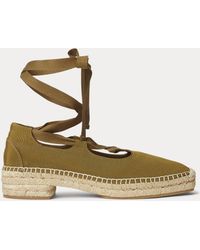 Polo Ralph Lauren - Grosgrain Lace-Up Espadrille - Lyst