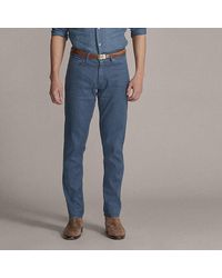 Ralph Lauren Purple Label - Slim Fit Linen-cotton Stretch Jeans - Lyst