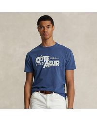 Ralph Lauren - Classic-Fit Jersey-T-Shirt mit Grafik - Lyst