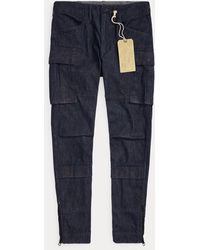 RRL - Stretch Skinny Denim Cargo Trouser - Lyst