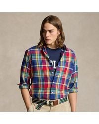 Polo Ralph Lauren - Custom Fit Geruit Overhemd - Lyst