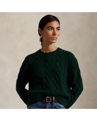 Polo Ralph Lauren - Cable-Knit Wool-Cashmere Jumper - Lyst