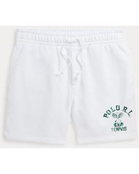 Polo Ralph Lauren - Wimbledon 14 Cm Fleece Graphic Short - Lyst