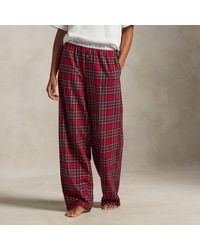 Polo Ralph Lauren - 2Er-Set Karierte Flanell-Pyjamahosen - Lyst