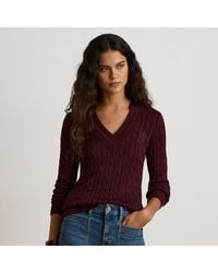 Ralph Lauren - Cable-Knit Cricket Jumper - Lyst
