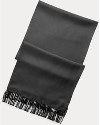 Ralph Lauren - Ralph Lauren Fringe Silk Twill Scarf - Lyst
