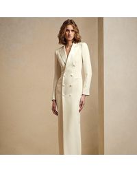 Ralph Lauren Collection - Kristian Silk Tuxedo Dress - Lyst