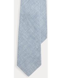 Ralph Lauren - Délavé Linen-Blend Tie - Lyst
