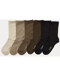 Ralph Lauren - Ralph Lauren Roll-Top Sock 6-Pack - Lyst