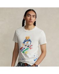 Ralph Lauren - Custom Slim Fit Polo Bear Jersey T-shirt - Lyst