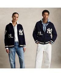 Polo Ralph Lauren - Polo Ralph Lauren Lauren Yankees Cardigan - Lyst