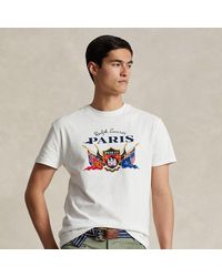 Ralph Lauren - Classic Fit Jersey Graphic T-shirt - Lyst
