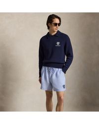 Polo Ralph Lauren - Wimbledon 15 Cm Linen Short - Lyst