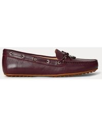 Ralph Lauren - Ralph Lauren Wylie Nappa Leather Driver - Lyst