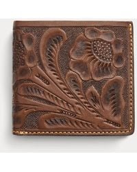 RRL - Hand-tooled Leather Billfold - Lyst