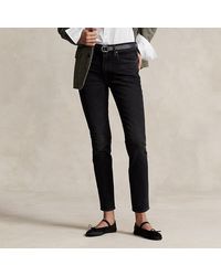Polo Ralph Lauren - Skinny Jeans Met Halfhoge Taille - Lyst