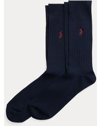 Polo Ralph Lauren - Rib-Knit Trouser Socks - Lyst