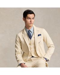 Ralph Lauren - Tailored Washed Twill Suit Jacket - Lyst