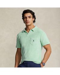 Polo Ralph Lauren - Custom Slim Fit Terry Polo Shirt - Lyst