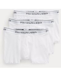 Polo Ralph Lauren - Stretch Cotton Boxer Brief 3-pack - Lyst