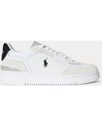 Polo Ralph Lauren - Sneaker Open Masters in camoscio - Lyst