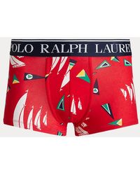 Polo Ralph Lauren - Boxer in cotone stretch con stampa - Lyst