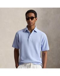 Ralph Lauren - Standard Fit Textured Piqué Polo Shirt - Lyst