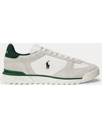 Polo Ralph Lauren - Varick Suede & Mesh Trainer - Lyst