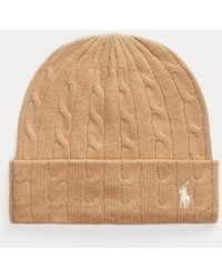 Polo Ralph Lauren - Cable-knit Wool-cashmere Beanie - Lyst