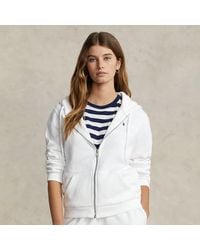 Polo Ralph Lauren - Fleece-Kapuzenjacke mit Reißverschluss - Lyst