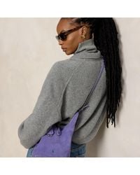 Polo Ralph Lauren - Polo Play Suede Small Tote & Crossbody - Lyst