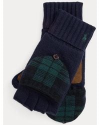 Ralph Lauren - Wool-Blend Convertible Touch Gloves - Lyst