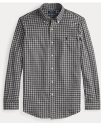 Polo Ralph Lauren - Custom Fit Geruit Keperstof Overhemd - Lyst
