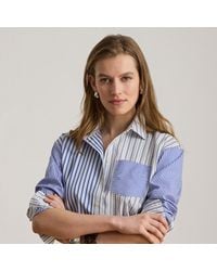 Ralph Lauren - Relaxed Fit Striped Broadcloth Shirt - Lyst
