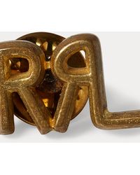 RRL Brass Logo Pin - Multicolour